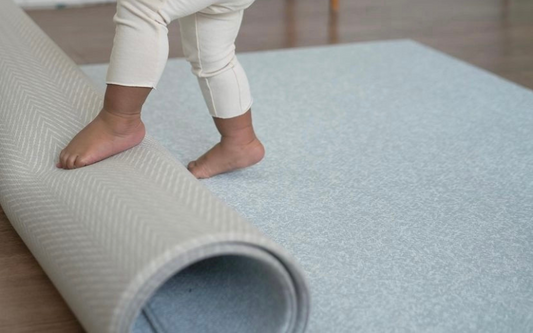 How a Cushioned Playmat Supports Your Baby's Development